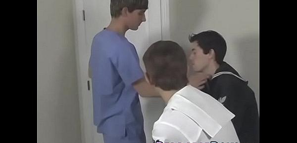  Navy twinks anal fuck after having an examination by doctor